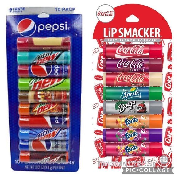 Lip Smacker Coca Cola and Pepsi Bundle - Brand New In Box - Picture 1 of 6
